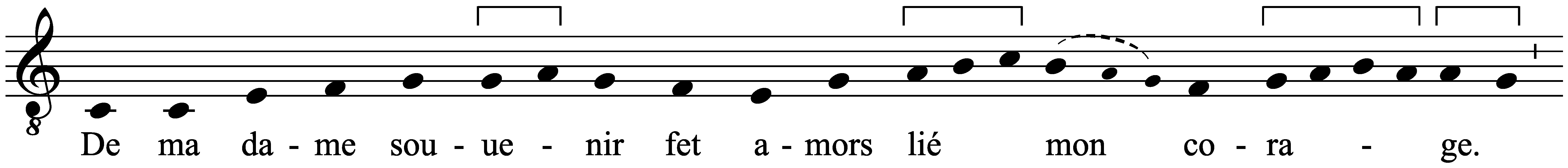 Work musical notation